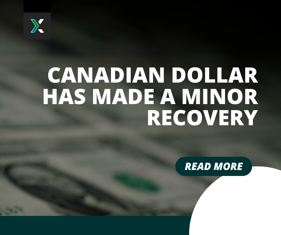 Canadian dollar has made a minor recovery due to improved mood