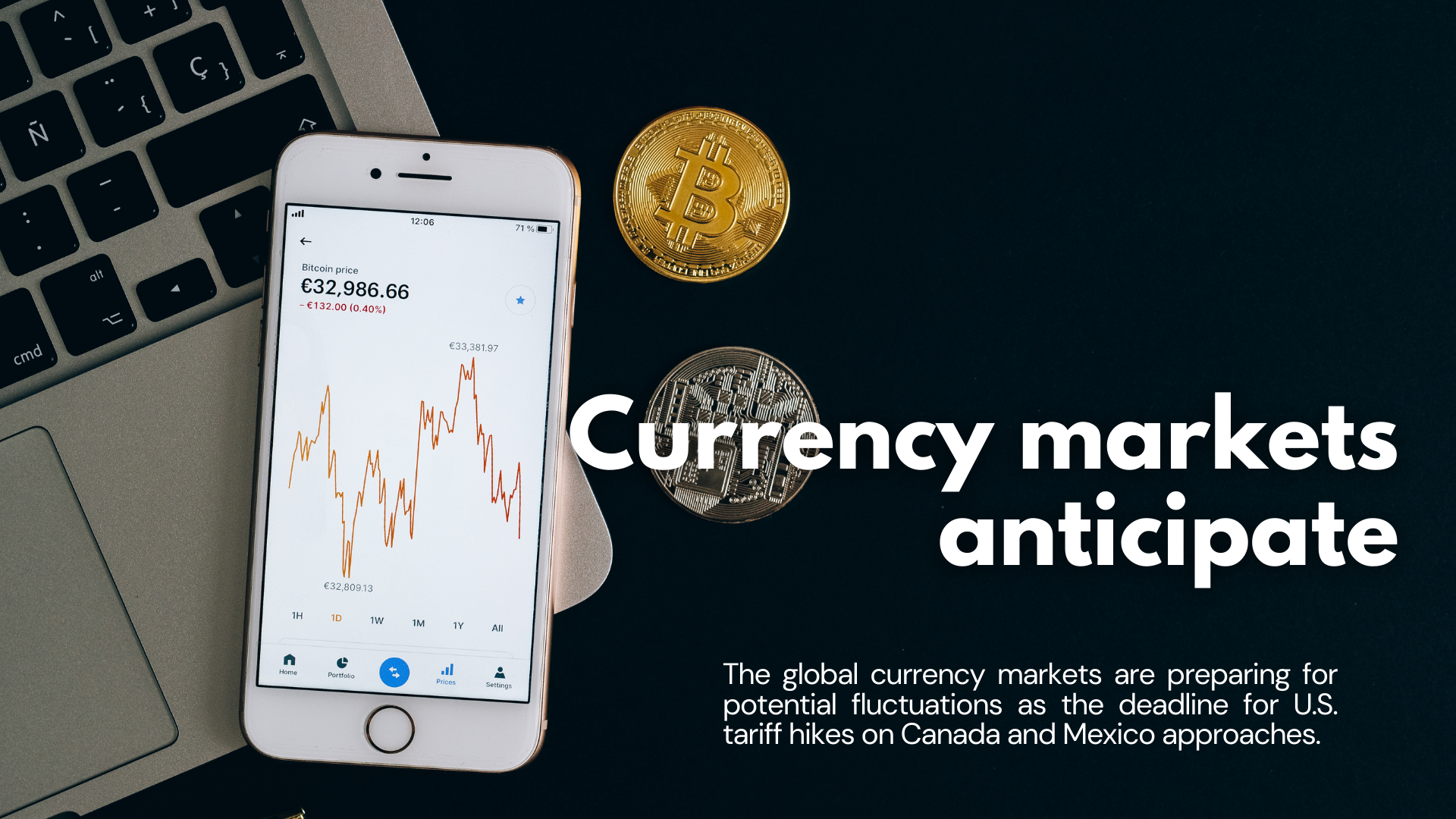 As US tariffs on Canada and Mexico are set to expire, currency markets expect turmoil.