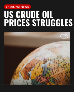 US Crude Oil prices struggles